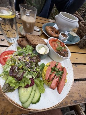English breakfast   at Max Pett in Munich
