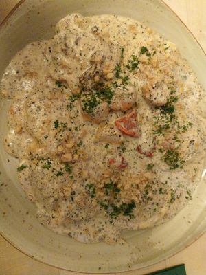 Chestnut ravioli at Max Pett in Munich