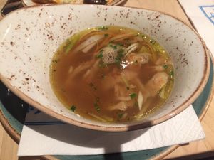 vegan soup at Max Pett in Munich