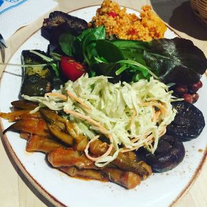 vegan antipasti plate at Max Pett in Munich