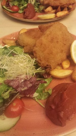 Schnitzel  at Max Pett in Munich
