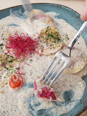 Ravioli at Max Pett in Munich