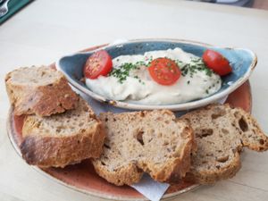 Cashew chease at Max Pett in Munich