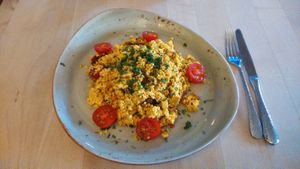 scrambled eggs at Max Pett in Munich
