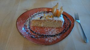 Delicious cake at Max Pett in Munich