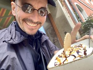 ice cream yeah at Max Pett in Munich