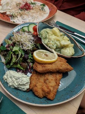 Schnitzel at Max Pett in Munich