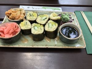 Raw food sushi at Max Pett in Munich