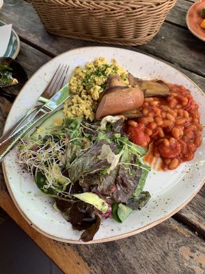 English breakfast...plenty to share at Max Pett in Munich