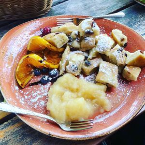 Kaiserschmarrn - one portion was enough for two. at Max Pett in Munich