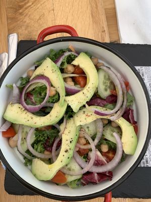 Avo salad  at Burger Gin Bar VERANDA in Tucepi