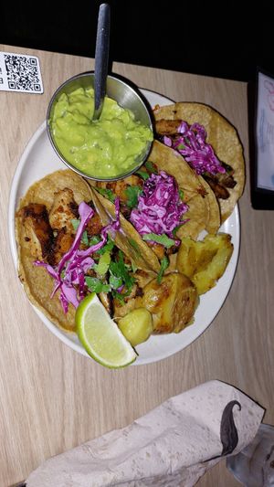 Pulled Pork Mais Tacos, sehr lecker at Guacamole in Regensburg