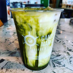 Matcha Latte w/ Oat Milk at Candlewood Market in Fairfield