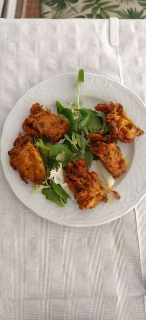 Onion Baji at Taj Mahal Tandoori in Almunecar