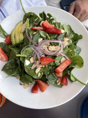 Spinach salad (minus the cheese)  at Aspen Public House in Aspen