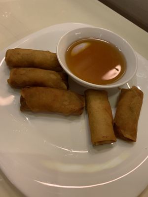 Spring rolls at Loving Hut - Nowolipie in Warsaw
