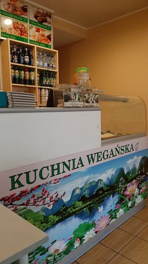 Counter at Loving Hut - Nowolipie in Warsaw
