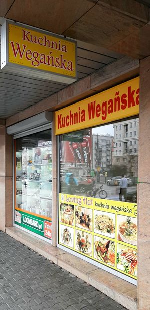 Outside at Loving Hut - Nowolipie in Warsaw