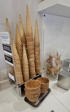 schaut euch diese Waffeln an... at Lieblingseis in Biberach