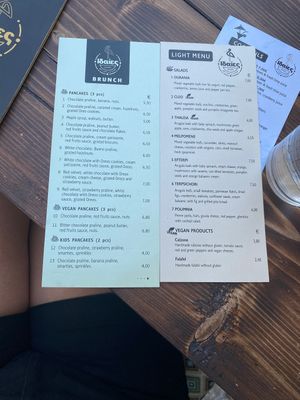 Menu at Idees Art Cafe & Shop in Kastoria