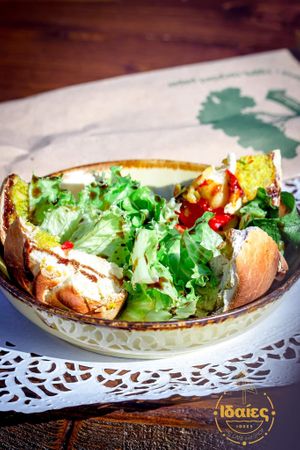 Vegan falafel!!! at Idees Art Cafe & Shop in Kastoria