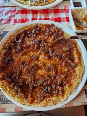 Oud Hollandsche pannenkoek at Pannenkoekenhuis De Vuursche Boer in Lage Vuursche