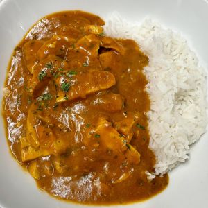 Ch*cken Madras #Veganuary at The Queen Inn in Cwmbran