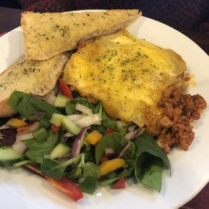 Beef style lasagne  at The Queen Inn in Cwmbran