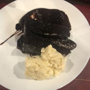 Chocolate devils cake - nice classic chocolate cake at The Queen Inn in Cwmbran