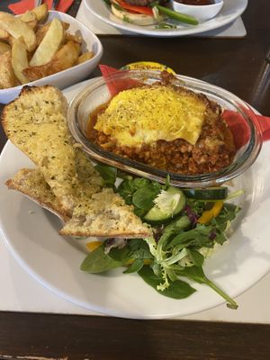 Vegan lasagne  #Veganuary at The Queen Inn in Cwmbran