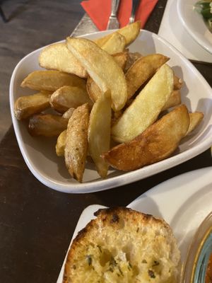 Skin on fries  #Veganuary at The Queen Inn in Cwmbran