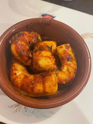 Shrimp!  #Veganuary at The Queen Inn in Cwmbran