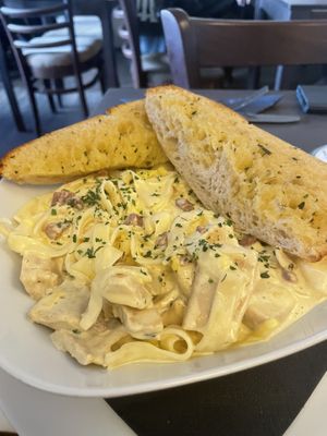 Carbonara at The Queen Inn in Cwmbran