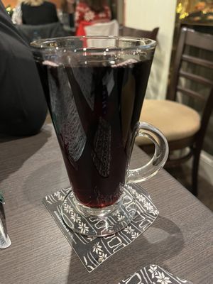 Mulled wine  at The Queen Inn in Cwmbran