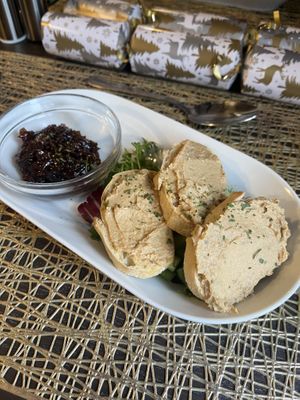 Mushroom pate  at The Queen Inn in Cwmbran