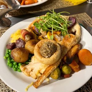 Christmas dinner   at The Queen Inn in Cwmbran