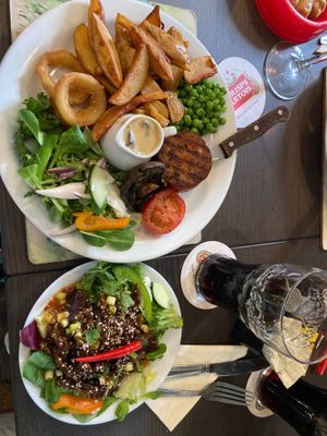 Steak (from a different visit) at The Queen Inn in Cwmbran