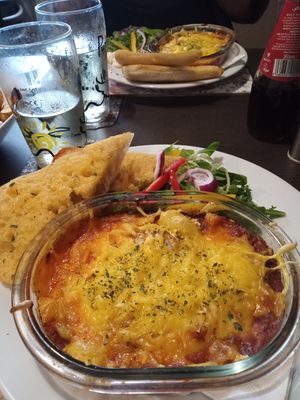 Vegetable lasagna. at The Queen Inn in Cwmbran