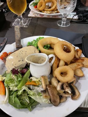 Redefined steak  at The Queen Inn in Cwmbran