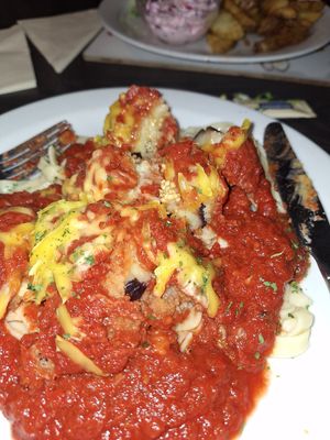 Parmigiana at The Queen Inn in Cwmbran