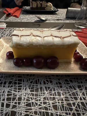 vegan custard slice of dreams 🥰  at The Queen Inn in Cwmbran