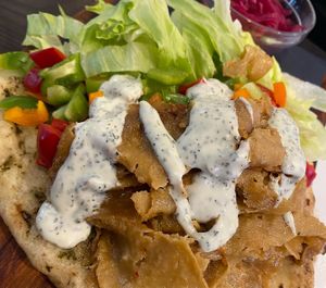 Kebab at The Queen Inn in Cwmbran