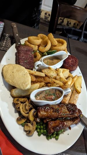 Sharer mixed grill. Absolutely divine!  at The Queen Inn in Cwmbran