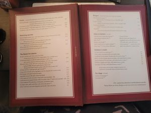 The Queen Inn Menu #Veganuary at The Queen Inn in Cwmbran