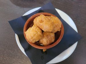 Salt and Pepper Battered Tofu #Veganuary at The Queen Inn in Cwmbran