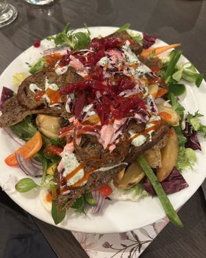 L*mb kebab  at The Queen Inn in Cwmbran