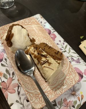 Biscoff cheesecake  at The Queen Inn in Cwmbran