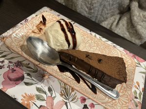 Chocolate orange torte  at The Queen Inn in Cwmbran