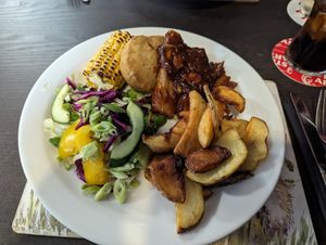 R*bs & ch*cken combo at The Queen Inn in Cwmbran