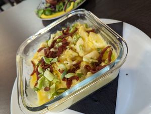 Vegan side dishes at The Queen Inn in Cwmbran